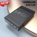 New Version WGP mini UPS 10400mAh – 5/9/12V – Black price in bd