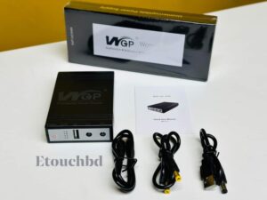 New Version WGP mini UPS 10400mAh – 5/9/12V – Black price in bd