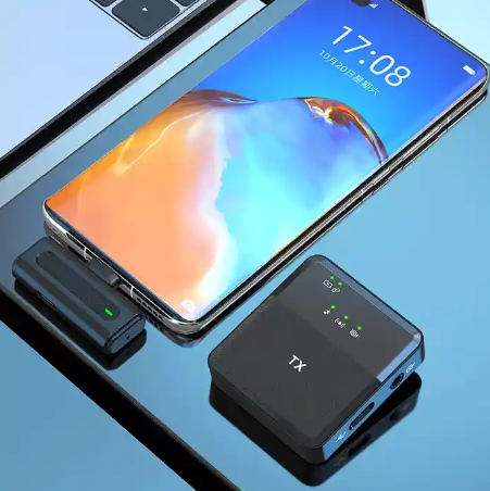 Sx8 Wireless Microphone For Type-C Android & Interview, Vlog, Live Mic Noise Reduction - Microphone