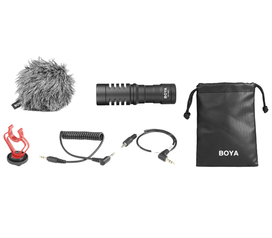BOYA MM1 Microphone- Vlogging & YouTube Video Microphone For Smartphone, PC DSLR- (BOYA BY-MM1) - Image 2