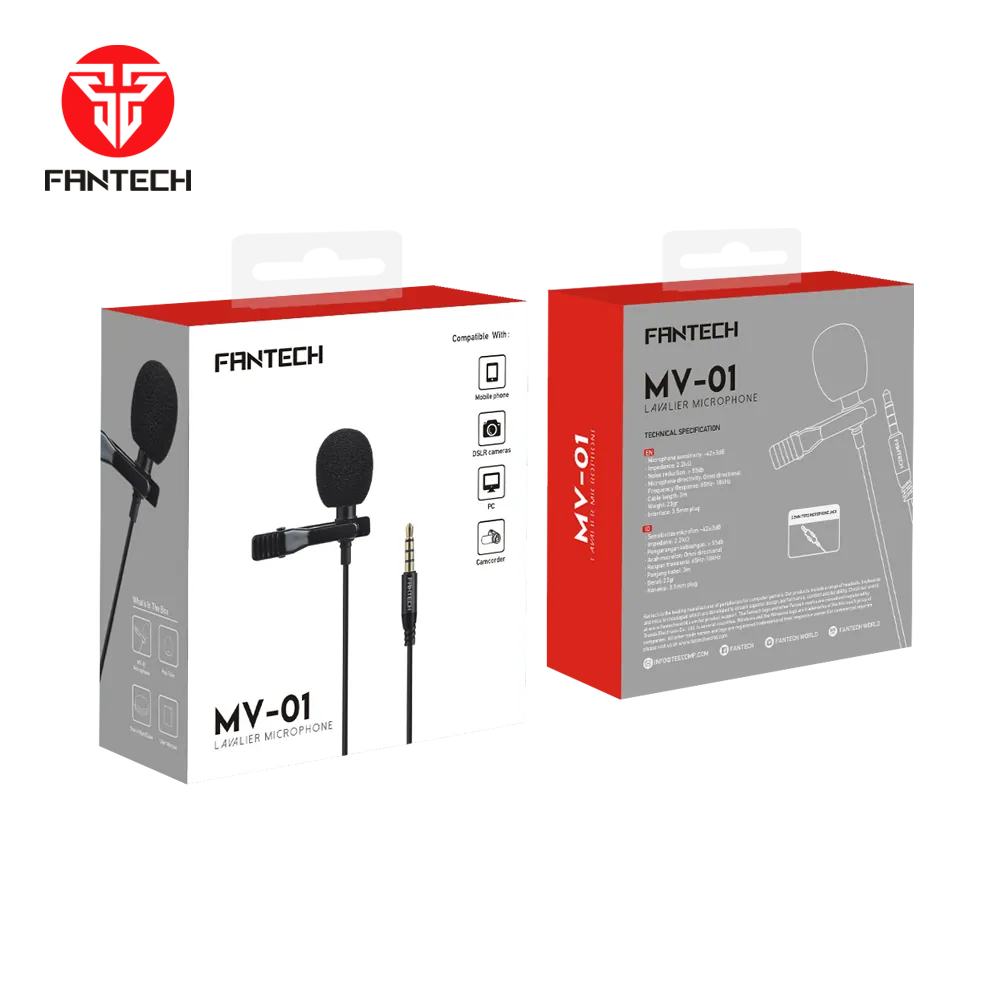 Fantech MV-01 3.5mm Lavalier Microphone