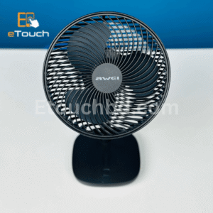 Awei F23 Portable USB Rechargeable Desk Fan (4000mAh)- Black Color