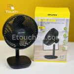 Awei F23 Portable USB Rechargeable Desk Fan (4000mAh)- Black Color