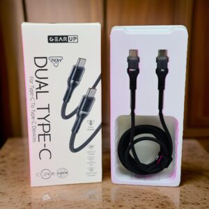 GearUP CC6015 Type-C to C 60W PD Fast Charging Cable & Data Cable Price In Bangladesh