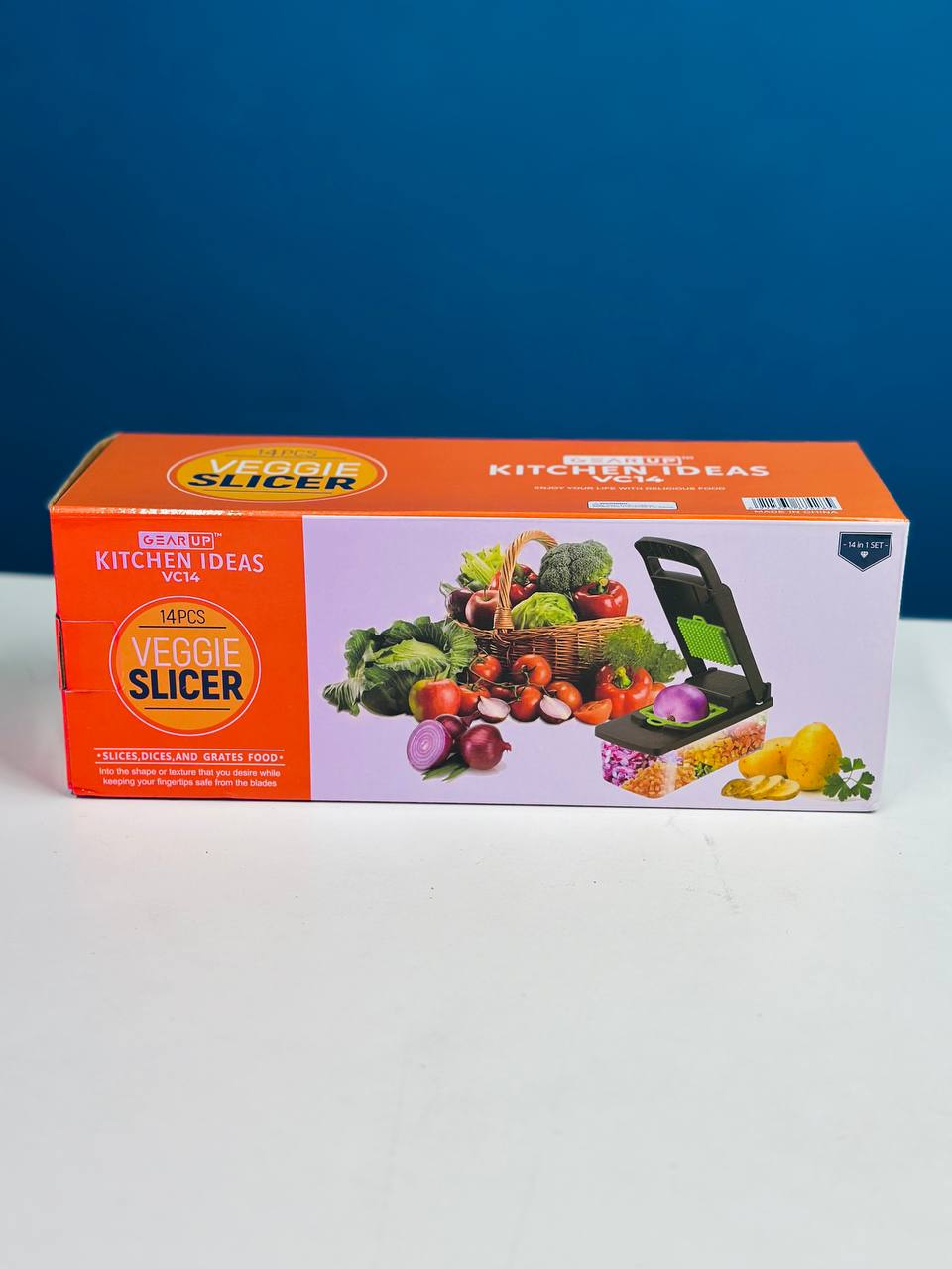 GearUP VC14 Premium 14-in-1 Vegetable and Fruits Multifunction Cutting Slicer Kitchen Tools Price In Bangladesh