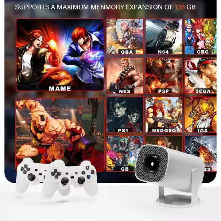 P30 Max Android 4K Projector + Video Game Console Combo - Image 4