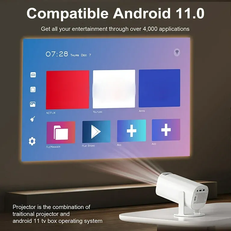 P30 Max Android 4K Projector + Video Game Console Combo - Image 2