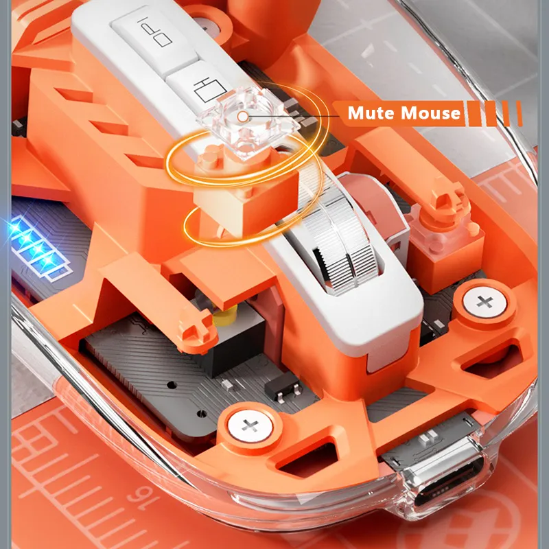 APTECH 89M Wireless Transparent Rechargeable Mouse - Image 5