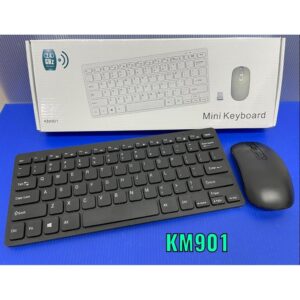 Wireless Set Keyboard and Mouse KM901 - Black