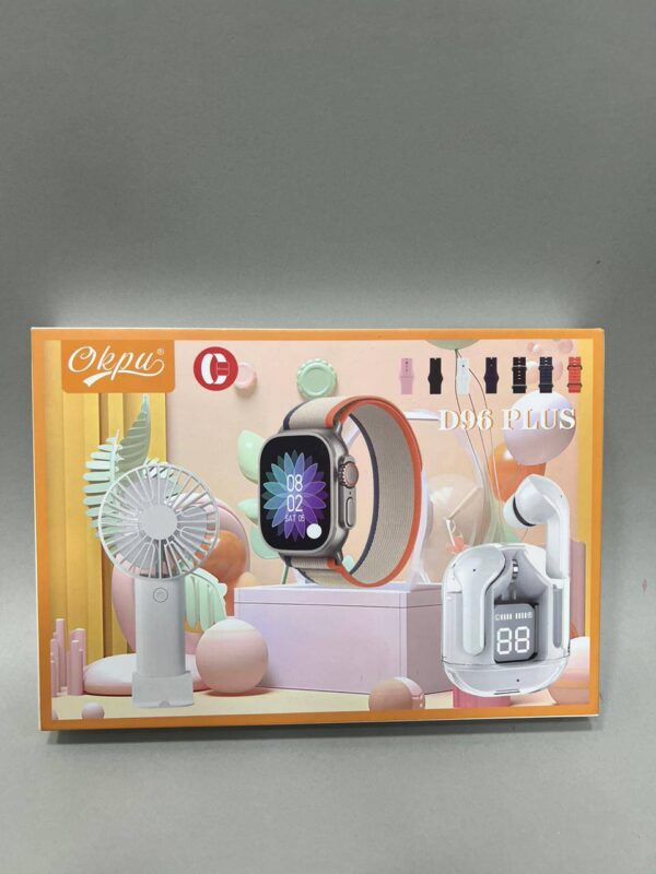 D96 Plus Premium Smartwatch Combo Gift Set price in bd
