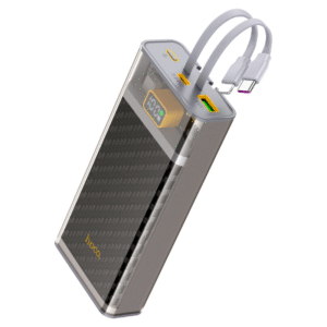 Hoco J104A 22.5W 20000mAh Fast Charging Power Bank with Built-in Cable in Bangladesh