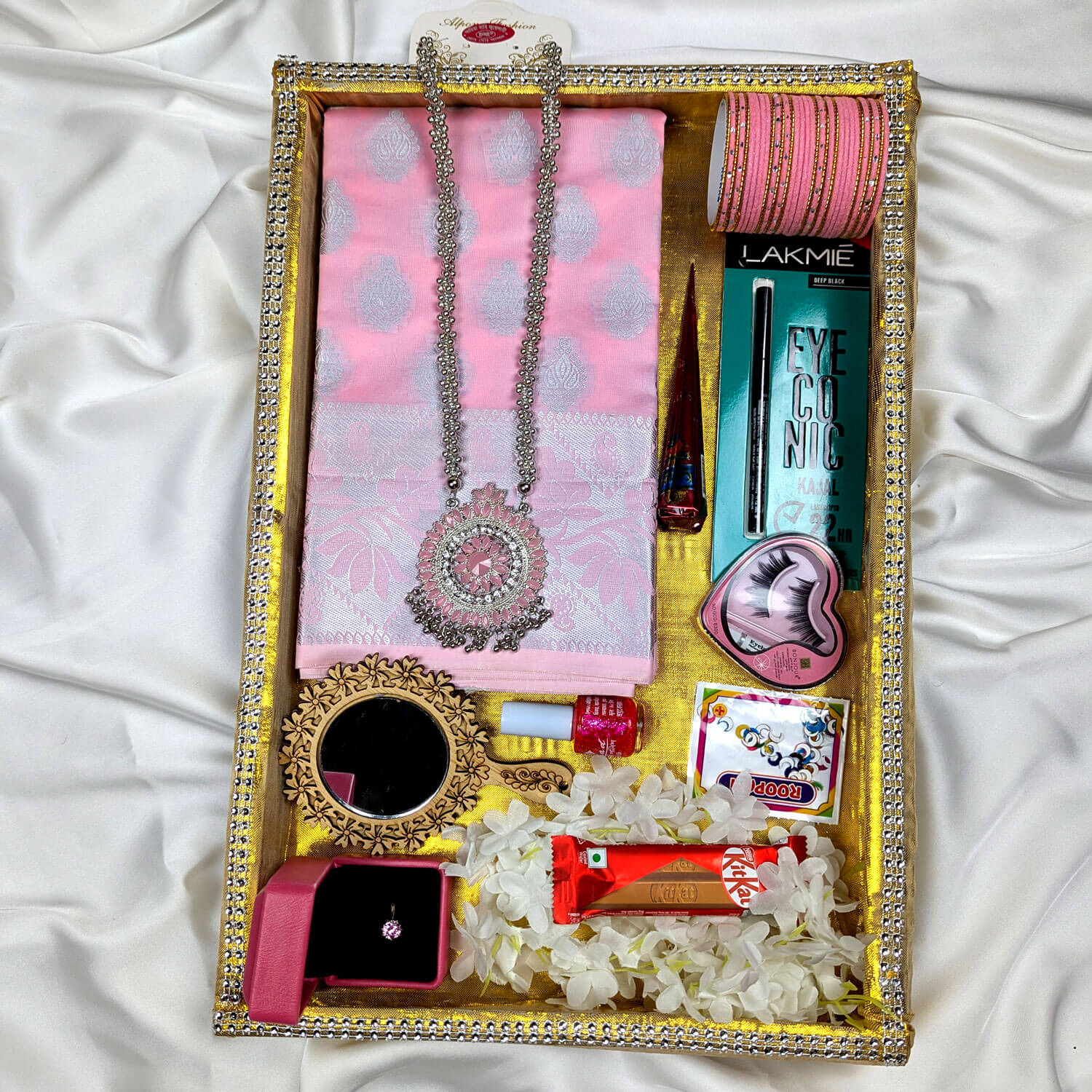 Premium Silk Katan Saree Combo Pack – pink | গিফট সেট বাংলাদেশ