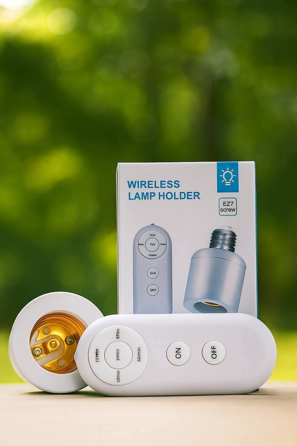 Smart AC220V Wireless Remote Control Lamp Holder - Image 2