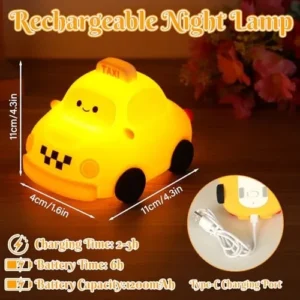 Soft Silicone Touch Control Rechargeable LED Taxi Night Lamp in Bangladesh 