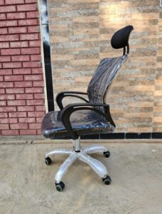Corporate Comfortable Office Chair – Blue/White