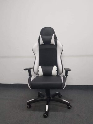 প্রিমিয়াম গেমিং চেয়ার – লং টাইম প্লেয়ারদের জন্য আলটিমেট কমফোর্ট (white)