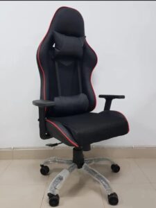 প্রিমিয়াম গেমিং চেয়ার – লং টাইম প্লেয়ারদের জন্য আলটিমেট কমফোর্ট (Red)