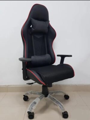 প্রিমিয়াম গেমিং চেয়ার – লং টাইম প্লেয়ারদের জন্য আলটিমেট কমফোর্ট (Red)