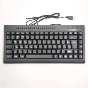 A4Tech KR-86 ComfortKey Ergonomic Wired Keyboard with Silent Key Design