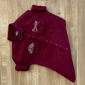 men"s colid colour cotton shit (meroon)