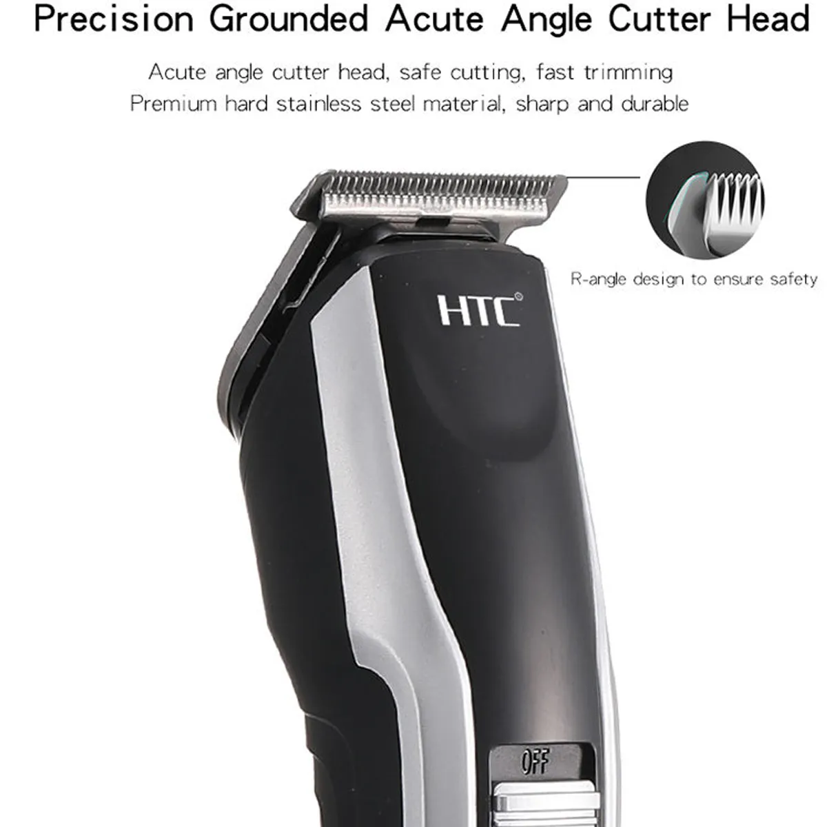 HTC AT-538 Hair and Beard Trimmer for Man - Image 2