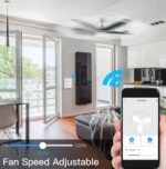 GearUP Wi-Fi Ceiling Fan Speed Controller & Light Switch — Smart TUYA / Smart Life App Control – (Without Remote)