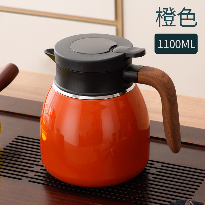 Tea Kettles Flask Vacuum Teapot and Coffee Pot Stainless Steel