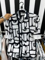 Full Sleeve Ambush Popcorn Print Shirt – China Popcorn Fabric (Slim Fit) geometric