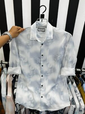 Full Sleeve Ambush Popcorn Print Shirt – China Popcorn Fabric (Slim Fit)