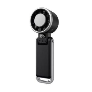 High-Speed Handheld Ice Cooling Fan with 4000mAh Battery – Portable Mini AC Cooling Fan with Instant Cold Air Technology