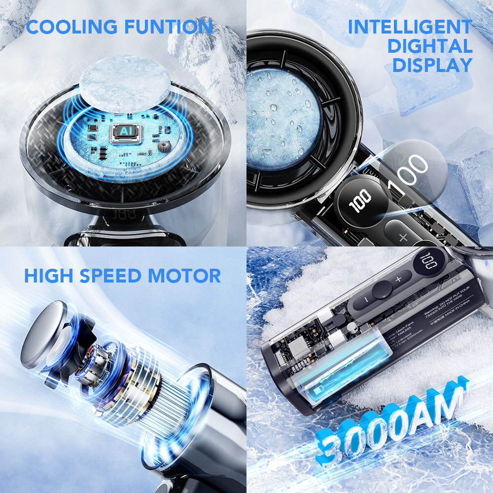X05 Handheld Fan Portable High-Speed Cooling Turbine