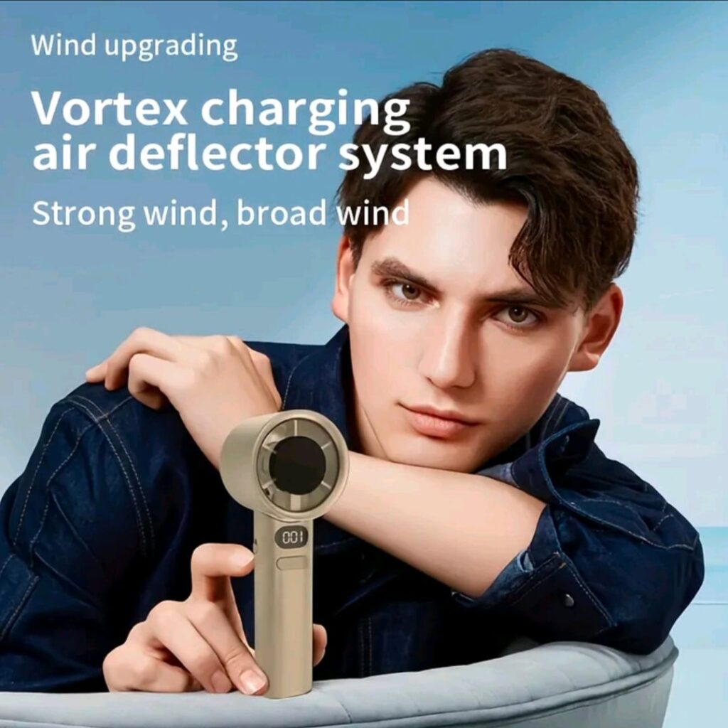 M11 Endless High Speed Handheld Fan (120-Speed Turbo)