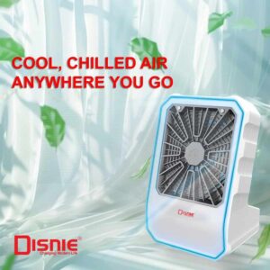 Disnie AC/DC Personal Powerful Portable Rechargeable Electric Hand Held Fan Mini Fan With Water Mist