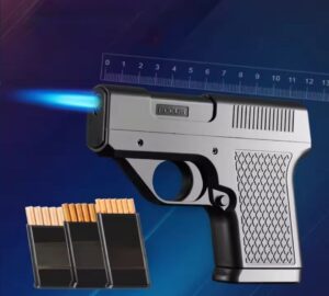 Focus YH096  cigarette case  pistol- lighter