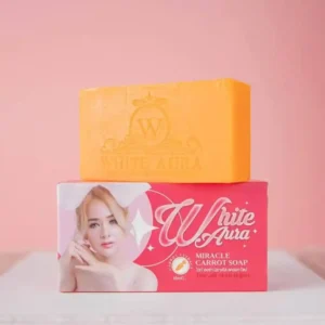 White Aura miracle carrot Soap