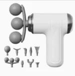 Three Headed Fascia Gun LM-130 Rechargeable Deep Tissue Massage Gun