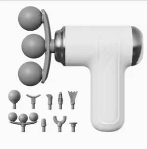 Three Headed Fascia Gun LM-130 Rechargeable Deep Tissue Massage Gun
