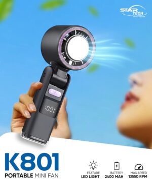 K801 handheld turbo fan with Ice cooling