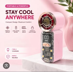 Transparent High speed fan Turbo fan light