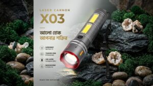 Rechargeable Aluminum Alloy Body Torch Light – X03