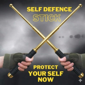 Golden Metal Self Defence Premium Rab Stick - 26 Inch
