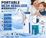 Portable Mesh Nebulizer Machine – Handheld Ultrasonic Inhaler for Kids & Adults