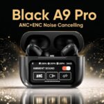 A9 Pro Display EarPods Black ব্লুটুথ হেডফোন