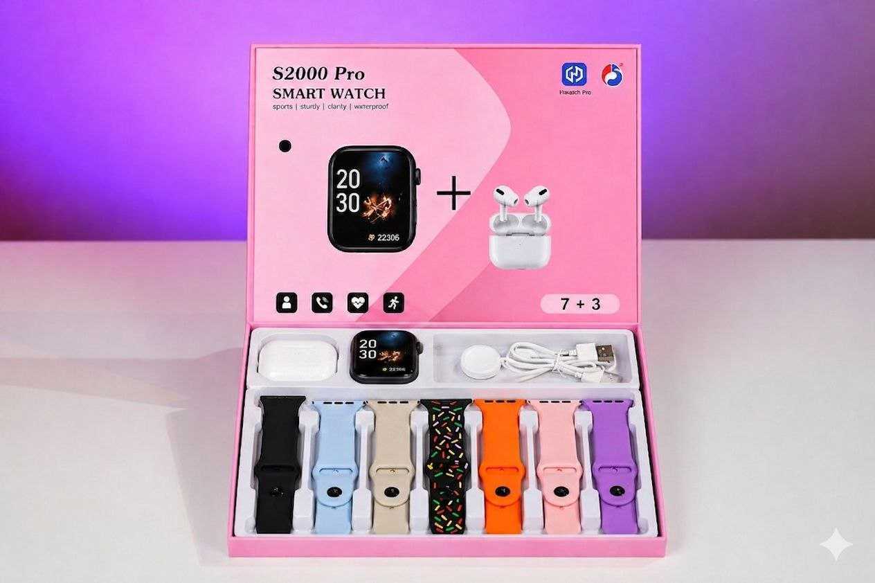 S2000 Pro Smart Watch Combo ছেলেদের ঘড়ি - Image 2