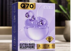 Q70 Wireless 5.49 Extra Bass Bluetooth Earbuds